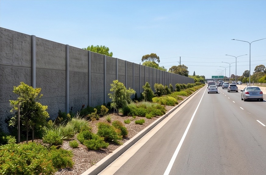 Sound-Barrier Wall