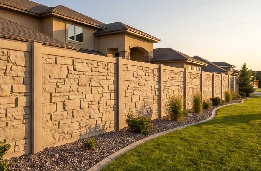 Stone-Look concrete panel