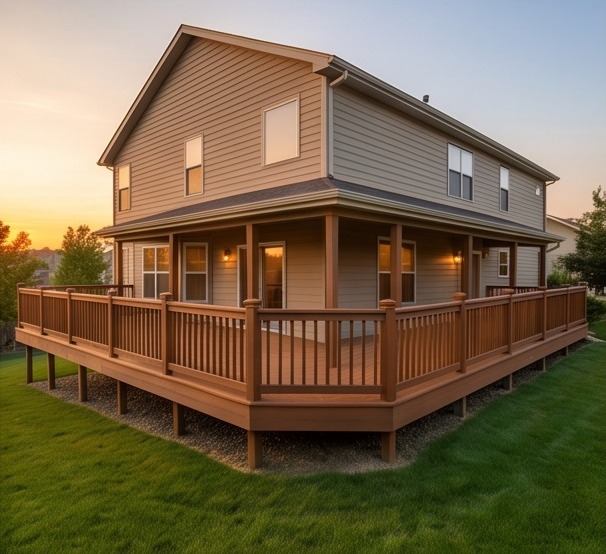 Wraparound deck