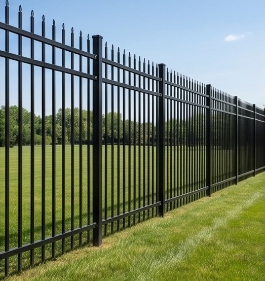 Estate Security iron fence