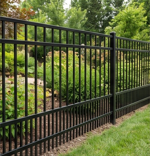 Puppy Picket iron fence