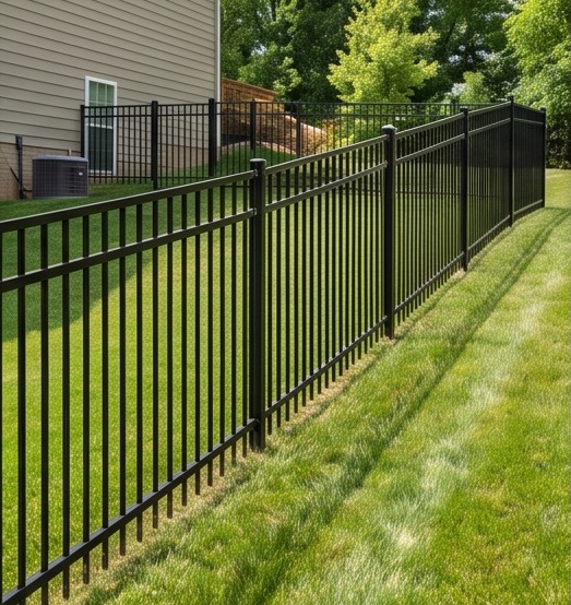 Rackable for Slopes iron fence