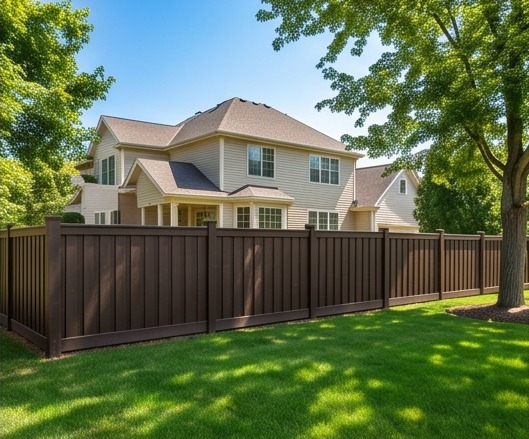 Board-on-Board with Kickboard wood fence